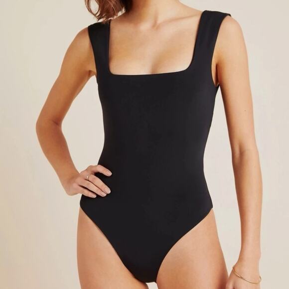 Mara Hoffman Black Persephone One Piece Swimsuit 2X - Picture 1 of 11